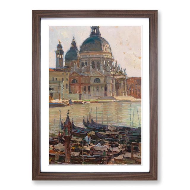 Santa Maria Della in Venice by Carl Moll - Picture Frame Painting East Urban Home Frame Option: Walnut Framed, Size: 65cm H x 48cm W x 2cm D on Productcaster.