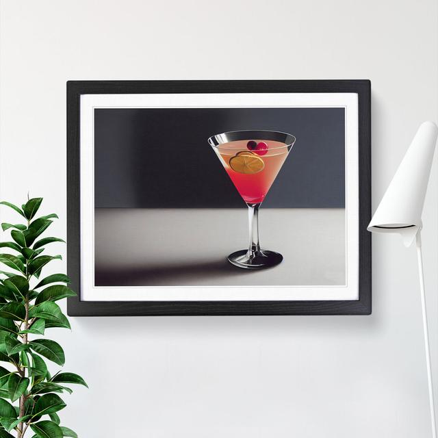 Modern Cocktail Art Vol.1 - Picture Frame Photograph 17 Stories Frame Colour: Black, Size: 34cm H x 46cm W x 2cm D on Productcaster.