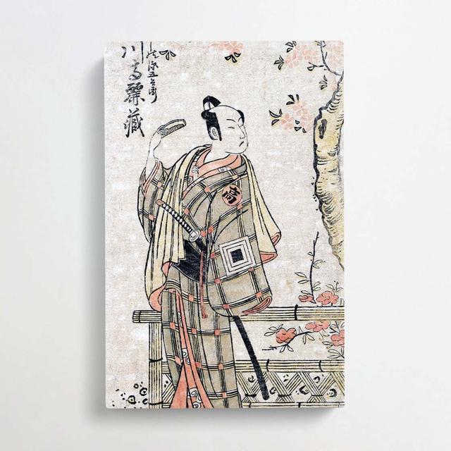 Ichikawa Komazo I by Torii Kiyonaga - Wrapped Canvas Painting Print East Urban Home Size: 50cm H x 35cm W x 3cm D on Productcaster.