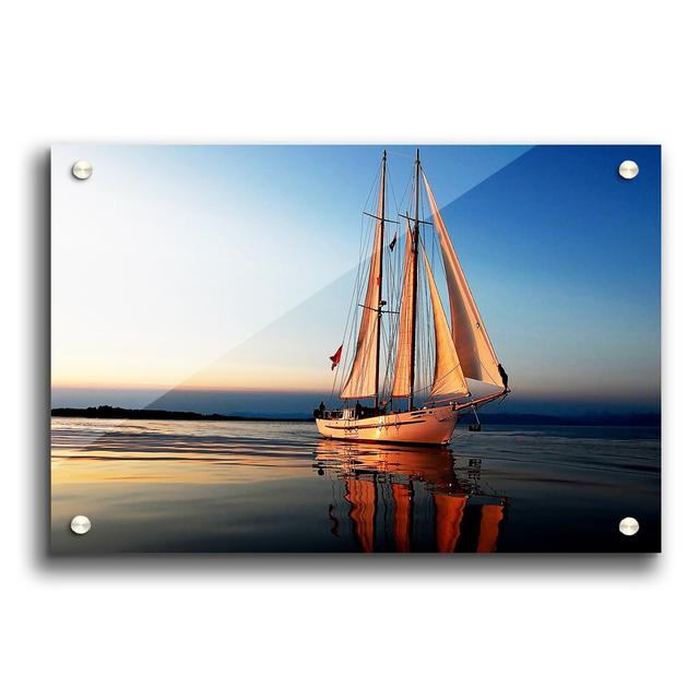 Boat 8 Seascape - Unframed Photograph Print on Acrylic East Urban Home Size: 84.1cm H x 118.9cm W on Productcaster.