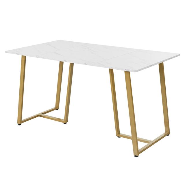 Guillem 80cm L x 136cm W Dining Table Fairmont Park on Productcaster.