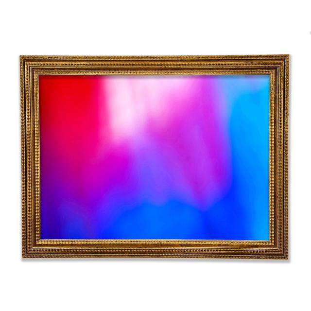 Colour Melt Framed Print Ivy Bronx Size: 59.1cm H x 84.1cm W x 3cm D on Productcaster.