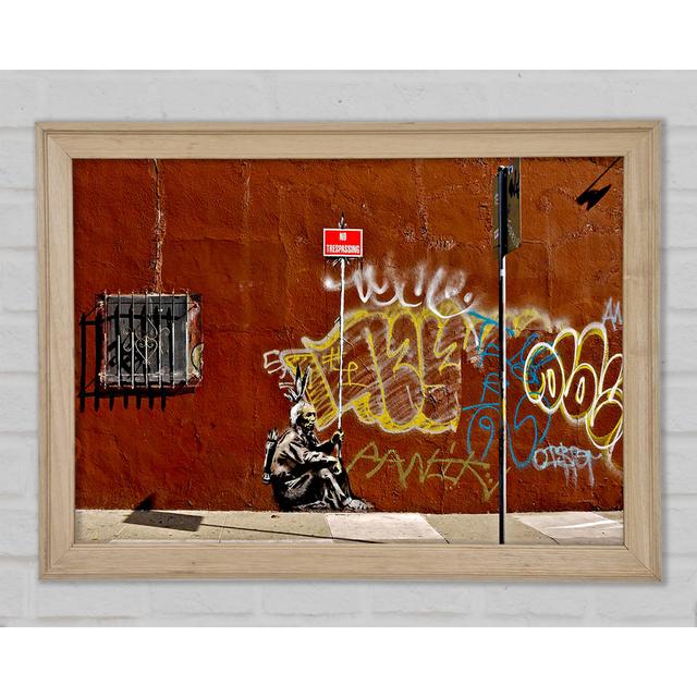 No Trespassing - Single Picture Frame Art Prints Rosalind Wheeler Size: 59.7cm H x 84.1cm W x 1.5cm D on Productcaster.