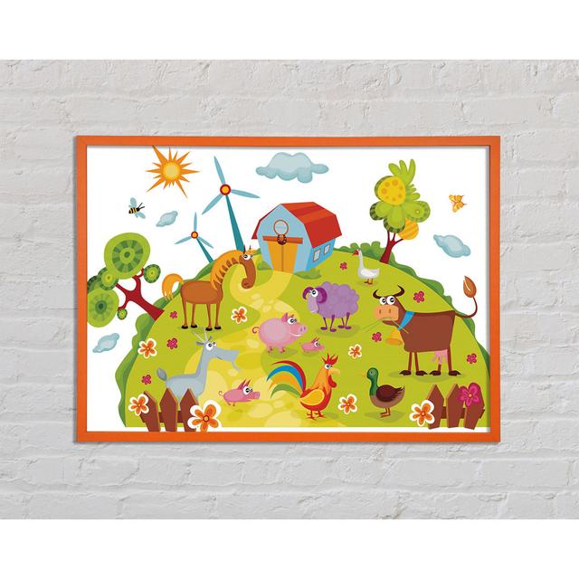 Gosdantin Farm Animals - Print Zoomie Kids Size: 29.7cm H x 42cm W x 2cm D on Productcaster.