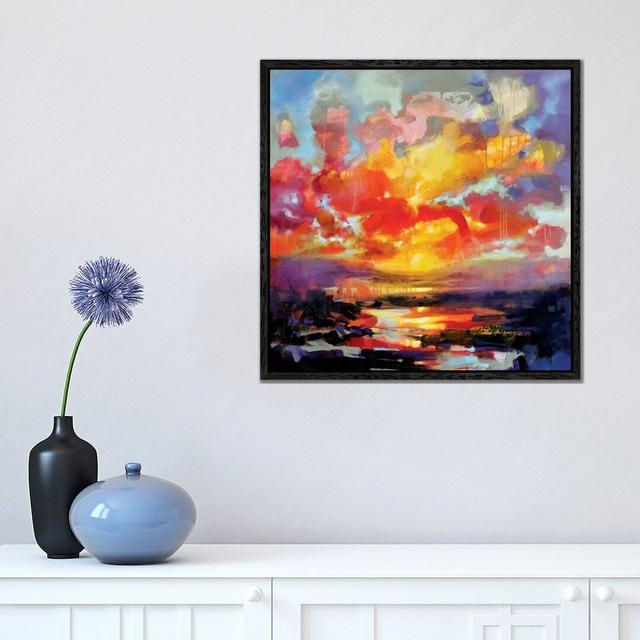 Emerging by Scott Naismith - Painting on Canvas 17 Stories Size: 45.72cm H x 45.72cm W x 3.81cm D, Format: Black Framed on Productcaster.