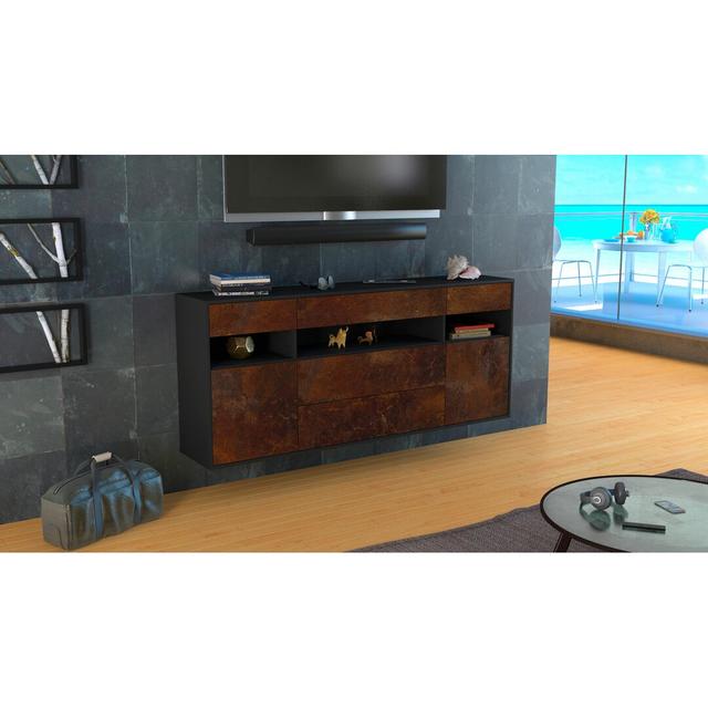 Lakeport Sideboard Ebern Designs Colour (Body/Front): Anthracite/Rust on Productcaster.