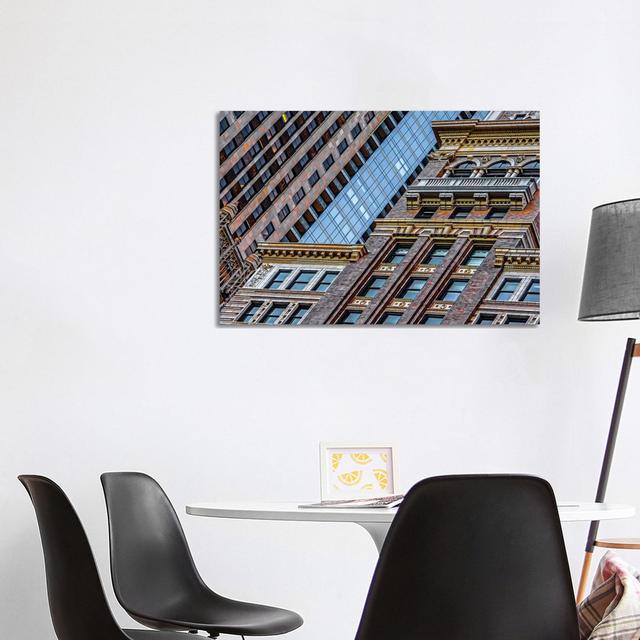 Willoughby And Montgomery Ward Towers by Raymond Kunst - Wrapped Canvas Print Latitude Run Size: 66.04cm H x 101.6cm W x 1.91cm D on Productcaster.