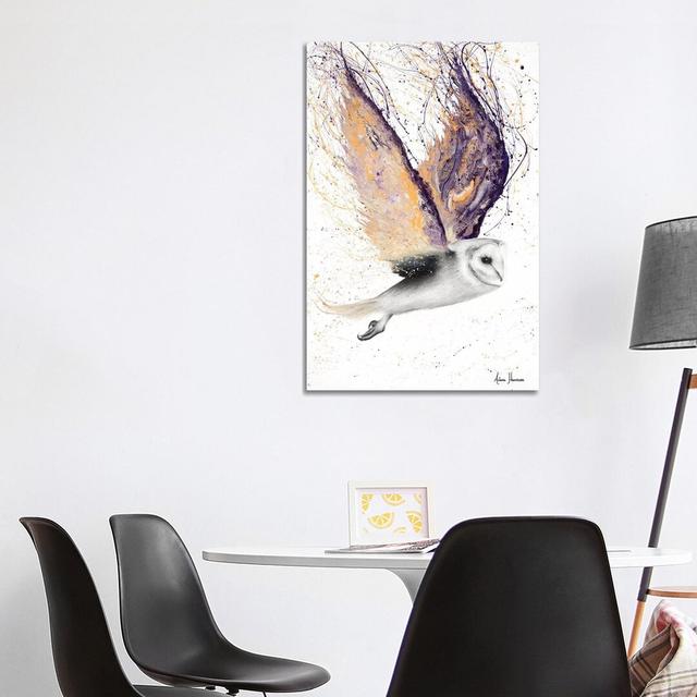 Opal Winged Owl by Ashvin Harrison - Print on Canvas 17 Stories Format: Wrapped Canvas, Size: 101.6cm H x 66.04cm W x 3.81cm D on Productcaster.