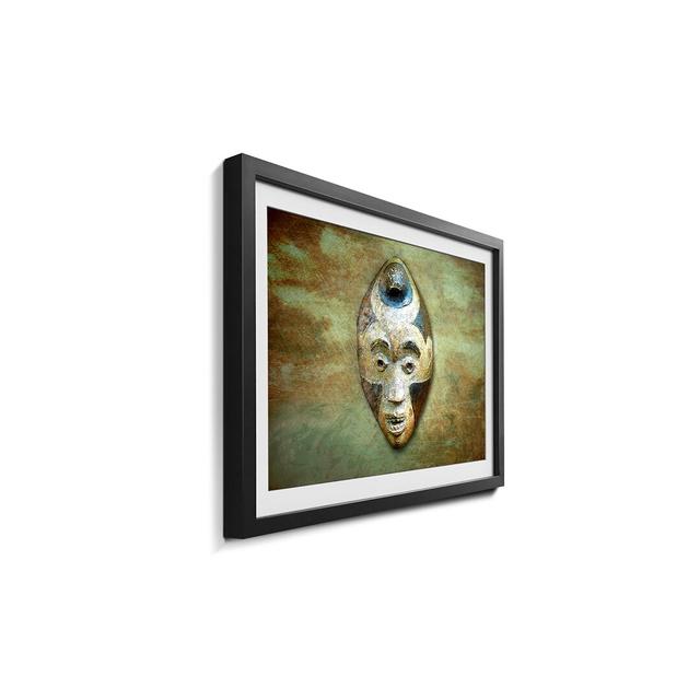 'Afro Head' - Picture Frame Graphic Art Print on Paper Bloomsbury Market Size: 60cm H x 80cm W on Productcaster.