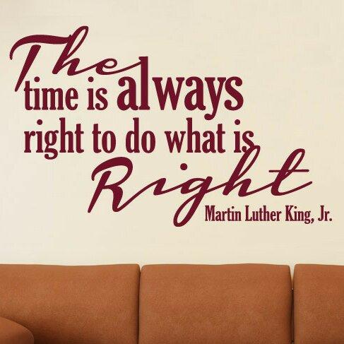 Martin Luther King Jr Wall Sticker East Urban Home Colour: Aqua Green, Size: Medium on Productcaster.