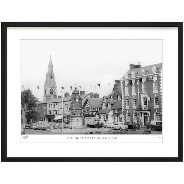 'Ruthin, St Peter's Square C1960' by Francis Frith - Picture Frame Photograph Print on Paper The Francis Frith Collection Size: 60cm H x 80cm W x 2.3c on Productcaster.