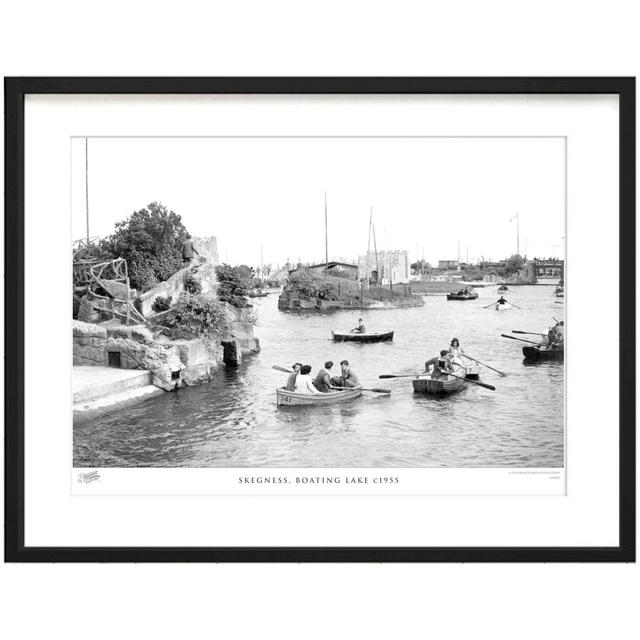 'Skegness, Boating Lake C1955' by Francis Frith - Picture Frame Photograph Print on Paper The Francis Frith Collection Size: 28cm H x 36cm W x 2.3cm D on Productcaster.