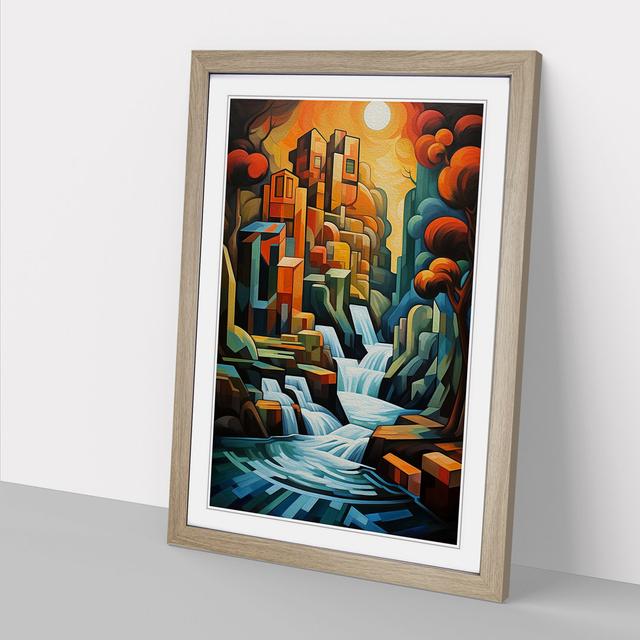 XYZ-FRM-V1223-6429 Single Picture Frame Art Prints on Wood Alpen Home Size: 34cm H x 25cm W, Format: Oak Framed on Productcaster.