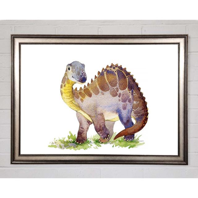 Smiling Dino Framed Print Latitude Vive Size: 21cm H x 29.7cm W on Productcaster.