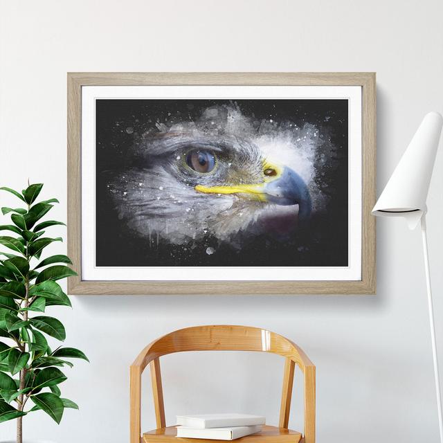 Golden Eagle Vol.4 - Picture Frame Painting East Urban Home Size: 36cm H x 48cm W x 2cm D, Frame Option: Oak Framed on Productcaster.