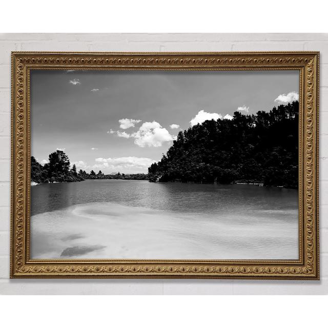 Hideaway Oceans B N W - Single Picture Frame Art Prints Bright Star Size: 84.1cm H x 118.9cm W on Productcaster.