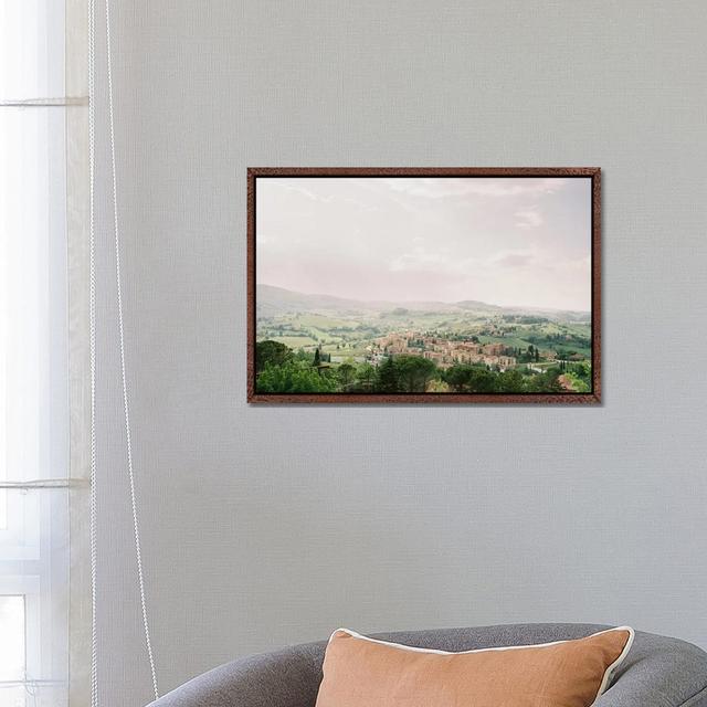 Italienische Landschaft Rosalind Wheeler Größe: 45,72 cm H x 66,04 cm B x 3,81 cm T, Format: Klassischer Schattenfugenrahmen aus Holz on Productcaster.