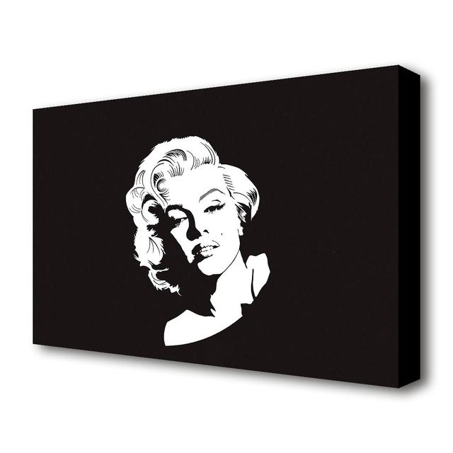 Marilyn Monroe Biography - Wrapped Canvas Graphic Art Print East Urban Home Size: 101.6 cm H x 142.2 cm W on Productcaster.