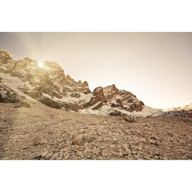 Sunrise in the Dolomites by Zodebala - Wrapped Canvas Art Prints Alpen Home Size: 30cm H x 46cm W on Productcaster.