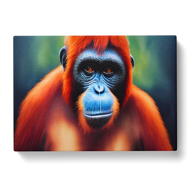 Orangutan Portrait Vol.4 - Wrapped Canvas Graphic Art 17 Stories Size: 40cm H x 60cm W x 3cm D on Productcaster.