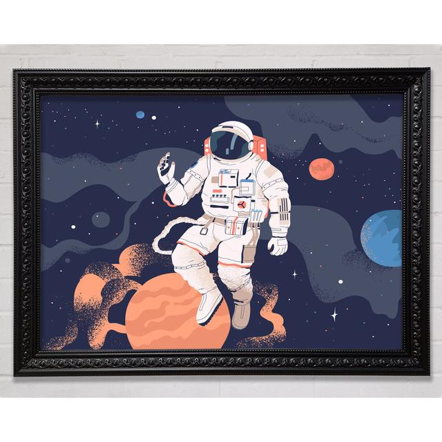 Space Man Of The Universe - Single Picture Frame Art Prints Williston Forge Size: 100cm H x 141.4cm W on Productcaster.