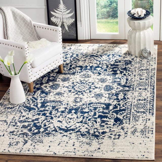 Wisner Power Loom Teal/Ivory Rug Latitude Vive Rug Size: Rectangle 160 x 230cm on Productcaster.