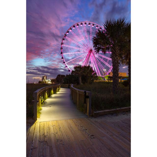 Myrtle Beach Boardwalk by DaveAlan - No Frame Art Prints on Canvas 17 Stories Size: 60cm H x 40cm W on Productcaster.