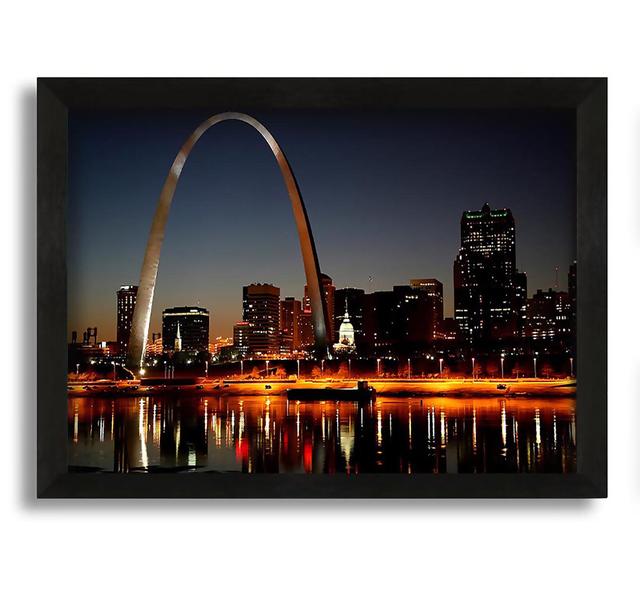 St Louis Missouri - Picture Frame Photograph on Canvas Brayden Studio on Productcaster.