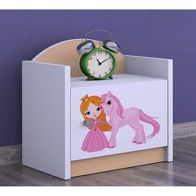 Parkins Nightstand Zoomie Kids Colour: Beige on Productcaster.