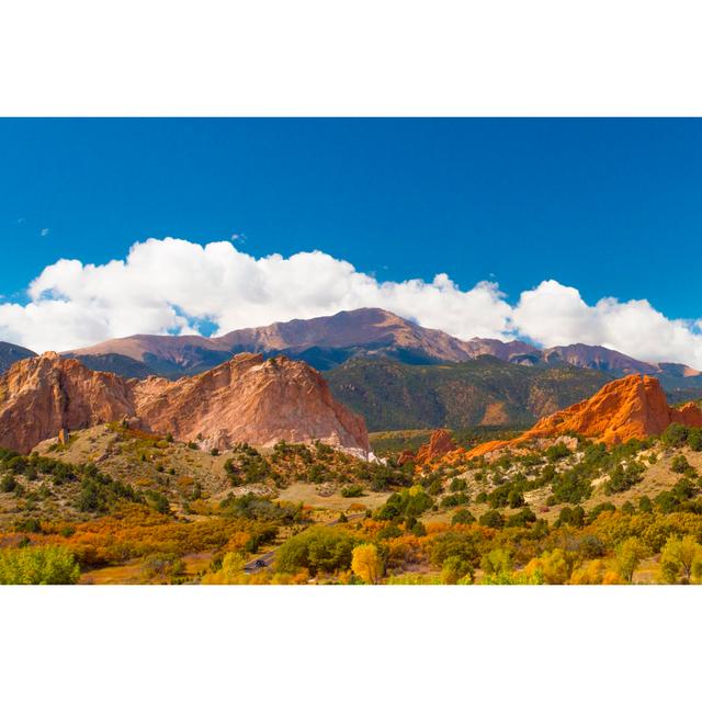 Ellenburg Pikes Peak Taken - Wrapped Canvas Photograph Alpen Home Size: 81cm H x 122cm W x 3.8cm D on Productcaster.