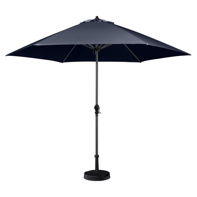 Talia Talia 3m Aluminium Parasol Freeport Park Fabric Colour: Navy on Productcaster.