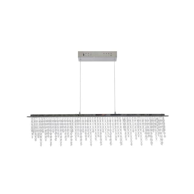 Ibrahim 1-Light Crystal LED Pendant Mercer41 on Productcaster.