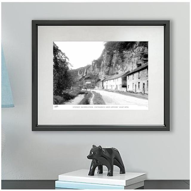 Stoney Middleton, Entrance And Lovers' Leap 1896 - Single Picture Frame Print The Francis Frith Collection Size: 45cm H x 60cm W x 2.3cm D on Productcaster.