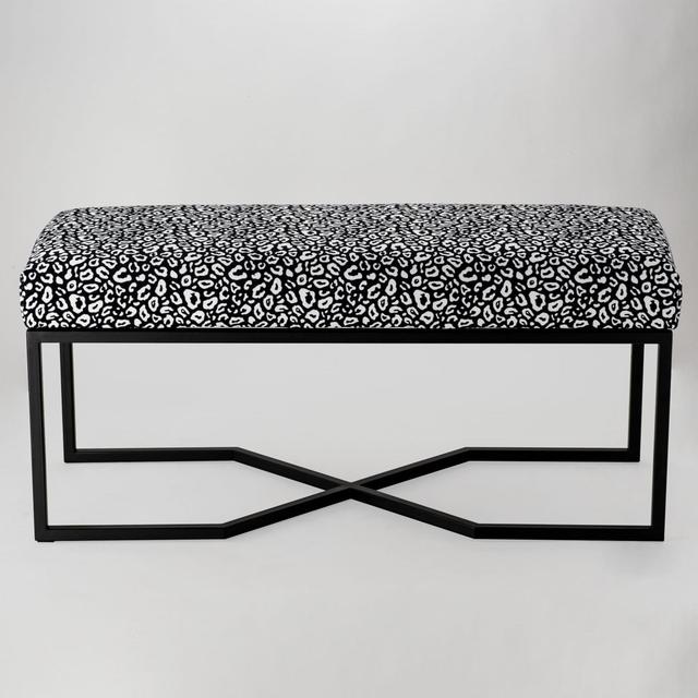 Gerson Upholstered Bench Ivy Bronx Size: H50 x W70 x D35cm on Productcaster.