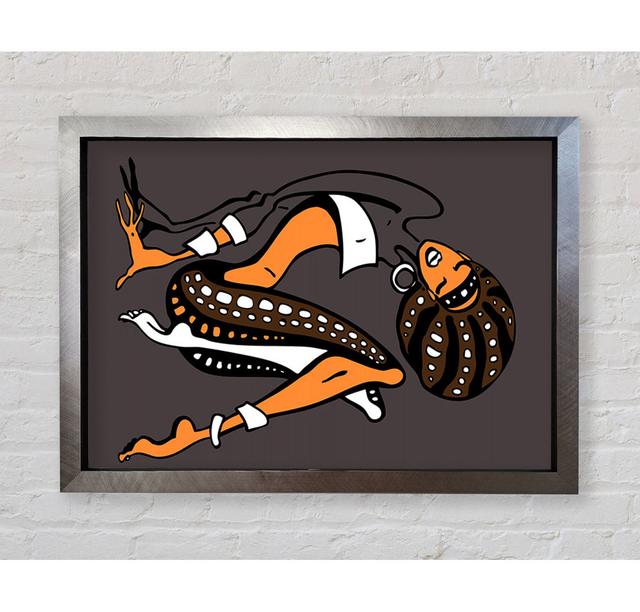 African Tribal Art 16 - Single Picture Frame Art Prints Bright Star Size: 84.1cm H x 59.7cm W x 3.4cm D on Productcaster.