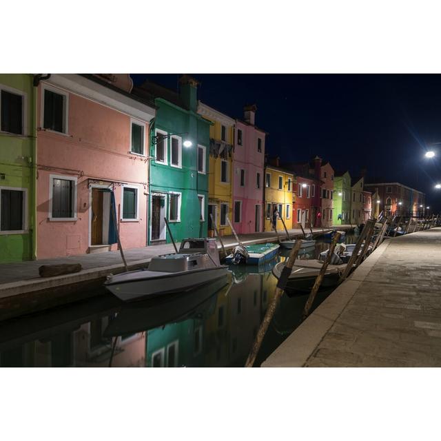 Burano Street Lights I - Wrapped Canvas Photograph 17 Stories Size: 61cm H x 91cm W on Productcaster.