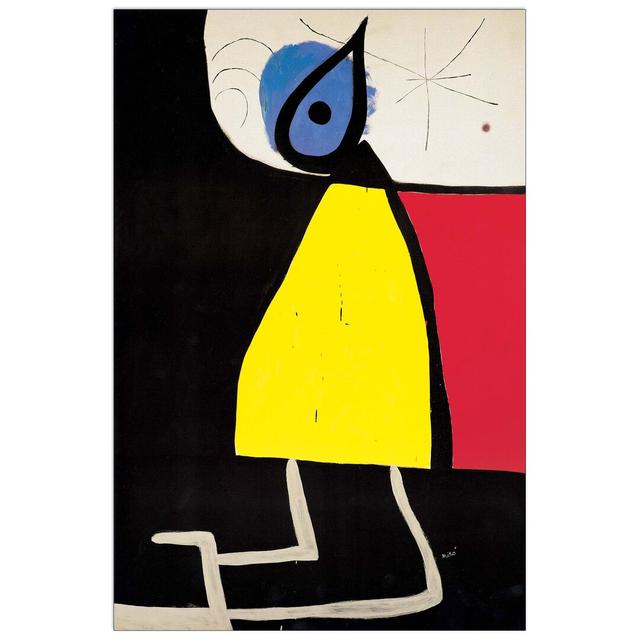 Joan Miro - No Frame Print on Wood East Urban Home on Productcaster.