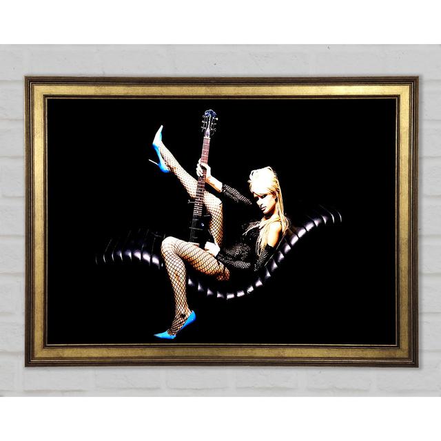 Paris Hilton Guitar - Single Picture Frame Art Prints Brayden Studio Size: 21cm H x 29.7cm W x 1.5cm D on Productcaster.