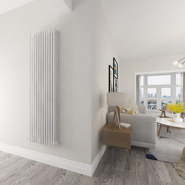 Omayra Traditional Column Radiator 17 Stories Columns: 3, Colour: White, Size: 180cm H x 56cm W x 10cm D on Productcaster.