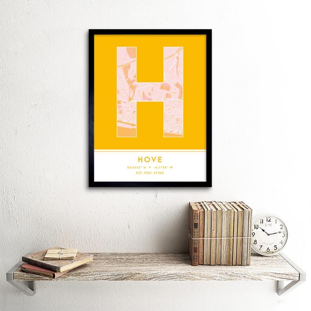 Kharkiv Ukraine City Map - Single Picture Frame Typography Wee Blue Coo on Productcaster.