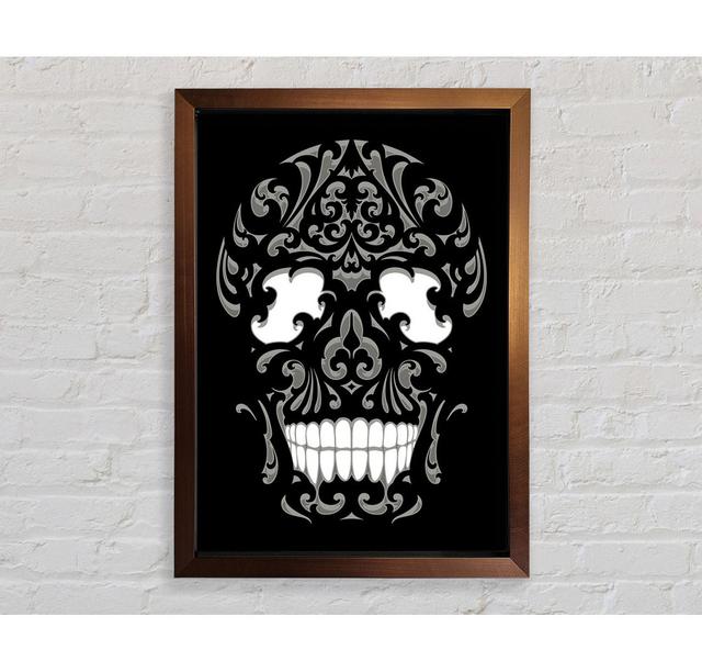 Mexican Skull - Single Picture Frame Art Prints Bright Star Size: 59.7cm H x 42.1cm W x 3.4cm D on Productcaster.