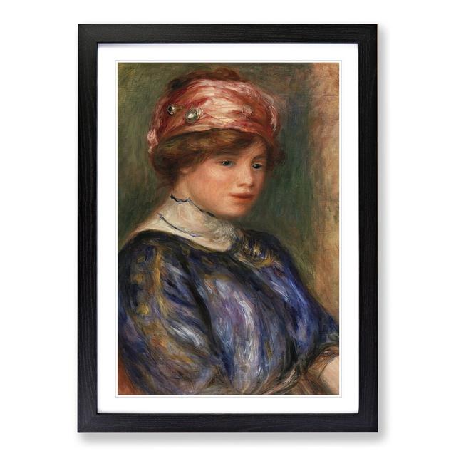 Portrait of a Woman Vol.2 by Pierre-Auguste Renoir - Picture Frame Painting East Urban Home Frame Option: Black Framed, Size: 48cm H x 36cm W x 2cm D on Productcaster.