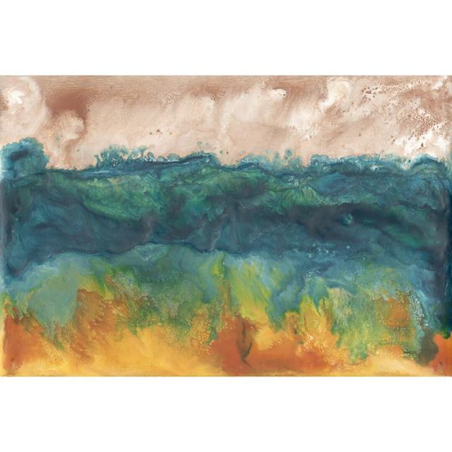 Grassland Sunset II by Alicia Ludwig - Wrapped Canvas Painting Metro Lane Size: 61cm H x 91cm W on Productcaster.