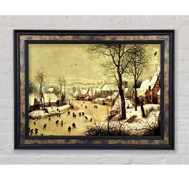 Pieter Bruegel Winter Landscape With Skaters - Print Bright Star Size: 84.1cm H x 142.2cm W x 8cm on Productcaster.