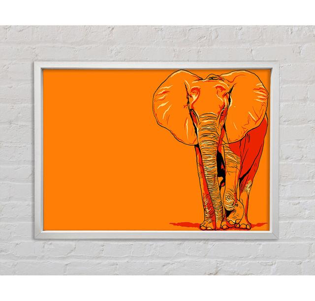 Elephant March Framed Print Latitude Vive Size: 59.7cm H x 84.1cm W x 3.3cm D on Productcaster.