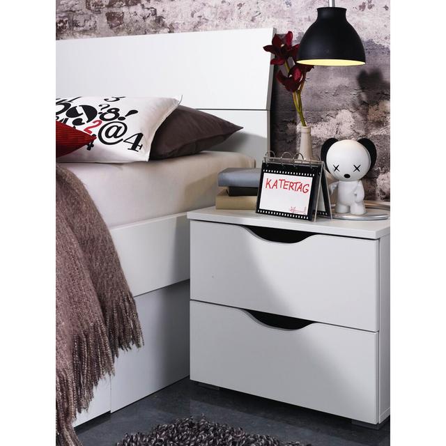 Alvara 2 Drawer Bedside Table Rauch on Productcaster.