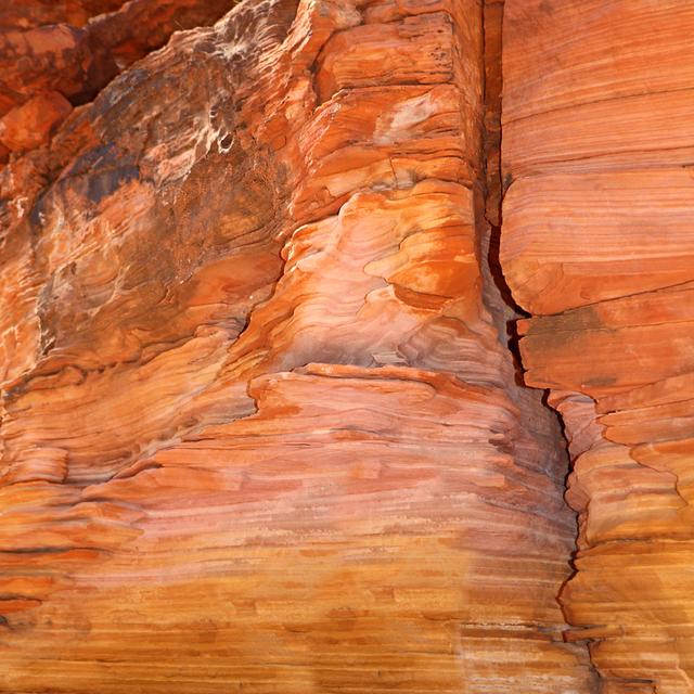 Rocks At Kings Canyon - Wrapped Canvas Print Wall Art Production Network Size: 76cm H x 76cm W x 3.8cm D on Productcaster.