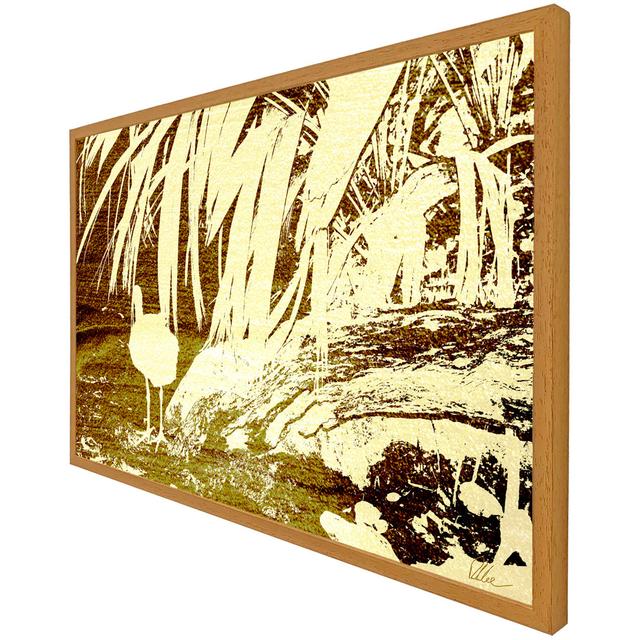 Single Picture Frame Print 17 Stories Frame Colour: Oak, Size: 76cm H x 114cm W x 4cm D on Productcaster.