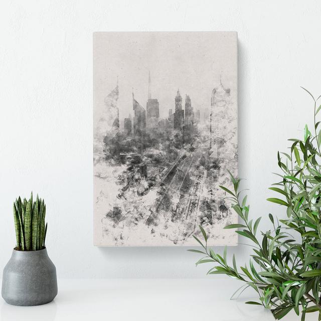 Dubai Skyline Vol.1 - Wrapped Canvas Painting East Urban Home Size: 60cm H x 40cm W x 3cm D on Productcaster.