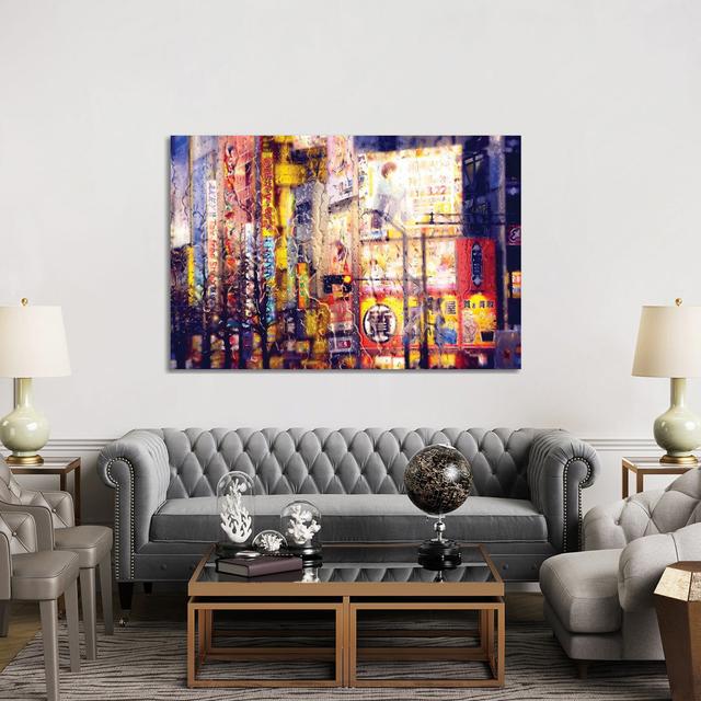 Behind The Window - Electronic District by Philippe Hugonnard - Wrapped Canvas Print Latitude Run Size: 101.6cm H x 152.4cm W x 3.81cm D on Productcaster.